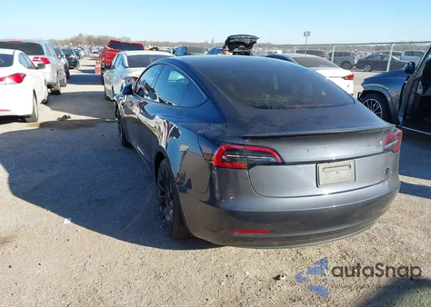 2023 Tesla Model 3 Performance Dual Motor All-Wheel Drive from USA, damaged, VIN 5YJ3E1EC6PF637395